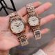 Perfect Replica Longines Rose Gold Case White Dial Quartz Couple Watch (2)_th.jpg